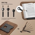 thumbnail image 5 of Atril para Lectura, Expositor Ajustable, Soporte Plegable para Libros de Cocina con Clips Elásticos., 5 of 5