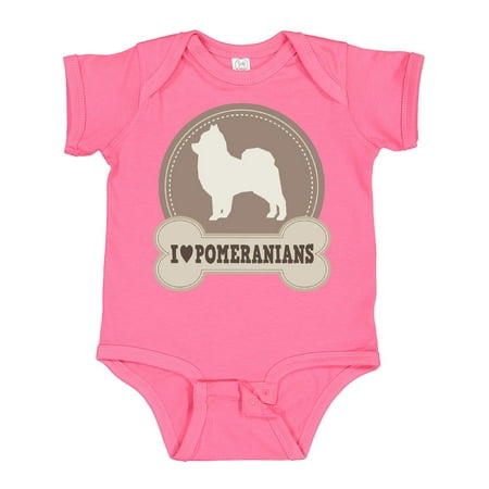

Inktastic Pomeranian Dog Gift Baby Boy or Baby Girl Bodysuit