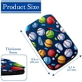 thumbnail image 4 of Baseball Soft and Comfortable Furry Printed Car Armrest Pad Cover - 12.5x8.2 Inch, 4 of 6