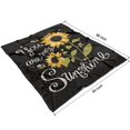 thumbnail image 4 of Plush Sunflower Blanket: A Warm, Soft 50x60in Throw Blanket Perfect for Bed, Sofa, Office Lovely Couch Blanket Gift for Women Child, 4 of 5