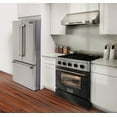 thumbnail image 4 of 30 in. 4.2 cu. ft. Dual Fuel Range Natural Gas in Gold Handle & Gold Ring Knobs., 4 of 13