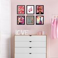 thumbnail image 4 of Retro Wall Art Prints Set of 6 Aesthetic Gallery Pink Preppy Canvas Posters Trendy Maximalist Eclectic Canvas Funky Retro Coquette Wall Decor for Living Room Bedroom Corridor (E, 8"x10" UNFRAMED), 4 of 4
