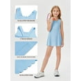 thumbnail image 5 of LANGWYQU Sleeveless Kids Children Dress With Shorts Girls Waved Hem Golf Tennis Sport Dress, 5 of 5