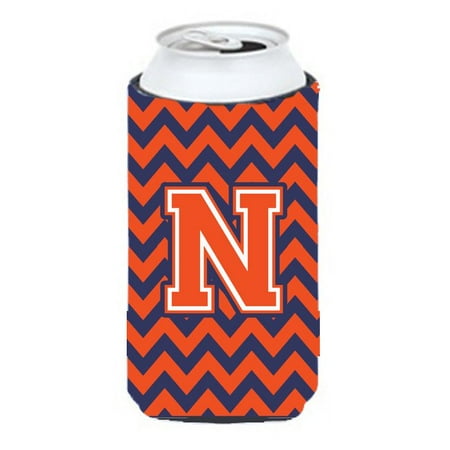 

Carolines Treasures CJ1042-NTBC Letter N Chevron Orange Blue Tall Boy Beverage Insulator Hugger Tall Boy multicolor