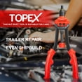 thumbnail image 3 of TOPEX 160PCS Heavy Duty Nut Rivet Riveter Rivnut Nutsert Gun Riveting Kit Thread M3-12, 3 of 12