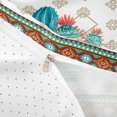 thumbnail image 4 of Erosebridal Tropical Cactus Queen Duvet Cover Set, Farmhouse Aztec Bedding, Reversible 3pcs, 1 Duvet Cover and 2 Pillowcases (No Comforter), 4 of 6