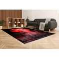 thumbnail image 3 of Sea Landscape Rug, Huge Red Moon Rugs, Moon Landscape Rug, Full Moon Rug, Bathroom Rug, Car Mat, Front Door Rug, Non-Slip Carpet, View Rug, 2.6'x9.2' - 80x280 cm, 3 of 8