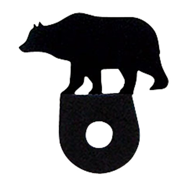 Oso - silueta de puerta de armario(DHK-14) Village Wrought Iron DHK-14