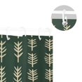 thumbnail image 5 of Yayeee Shower Curtain with Hooks 72"x72" Waterproof Fabric Bathroom Hanging Decor, Dark Green Leaves, 5 of 5