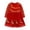 Red, variant on Jamsmile Toddler Girls Christmas Dress Cartoon Reindeer Print Tutu Party Gown Holiday Dresses Girls Bridesmaid Princess Dress