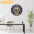 thumbnail image 5 of 12 Inch Patriotic Wall Clock, USA 250th Anniversary Wooden Round Wall Clocks with Silent Non-Ticking Quartz Movement, Battery Operated, Art Decor Hanging Clock for Kitchen, Bedroom, Living Room, 5 of 9