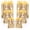 3 Sizes-Champagne-12PCS, variant on 6 Pack Black Gift Bags, 8.7x3.9x7.1 Inches Gift Bags Medium Size with Tissue Paper Medium-Black3-6PCS