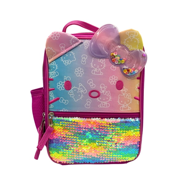 Hello Kitty Rainbow Blossom Reusable Lunch Kit with Insulated Compartments