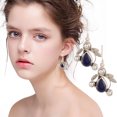 thumbnail image 1 of Jusqu'à 65 % de Réduction sur Bijoux Mode Personnalité Forme en Alliage Incrustée de Zircon Bleu Boucles d'Oreilles Collier Bagues Boucles d'Oreilles Bijoux en Liquidation, 1 of 6