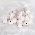 thumbnail image 4 of Wmkox8yii 20Pcs Easter Mini Plush Rabbit Small Soft Bunny Dolls Stuffed Animal Toys,for Easter Birthday Cake Wedding Decorations Party Favors Hanging Ornaments, 4 of 6