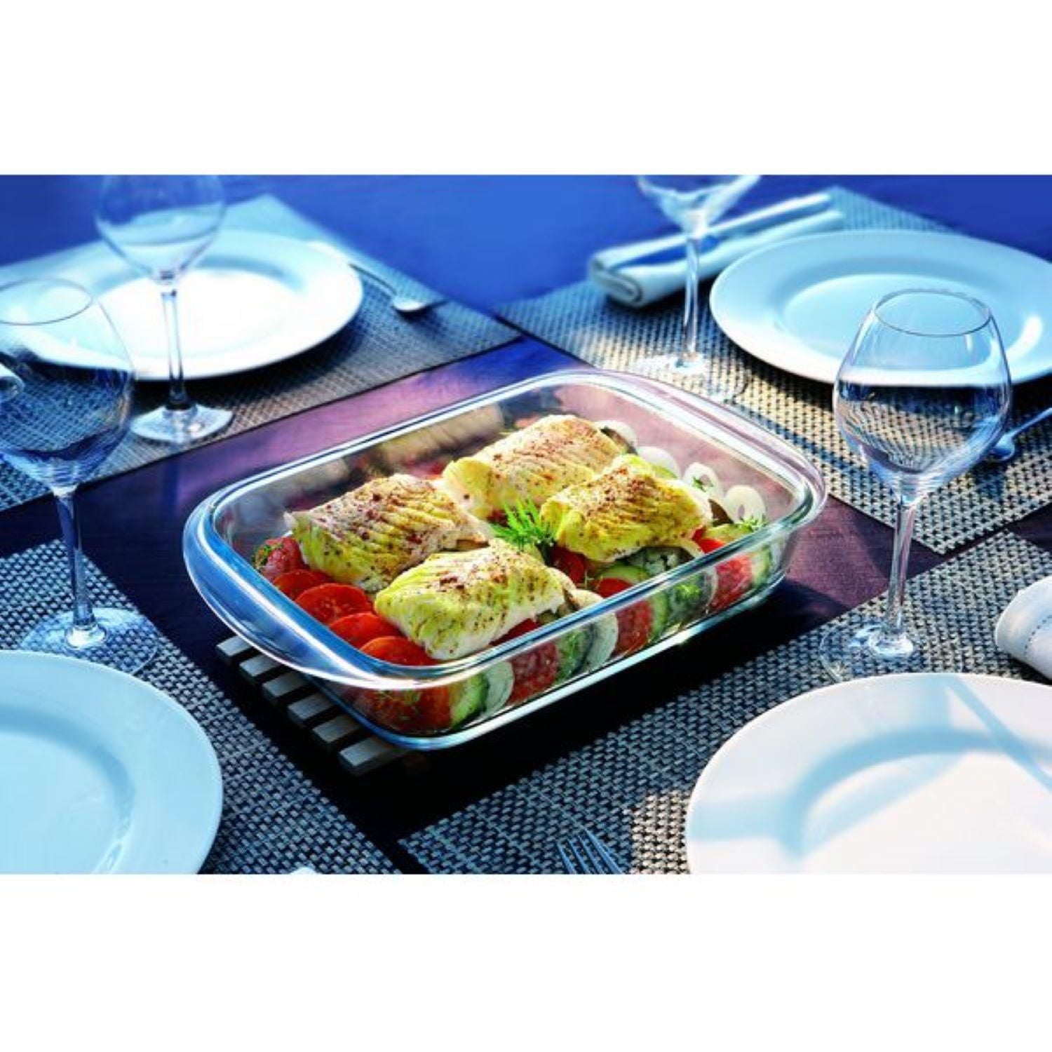 Duralex Ovenchef Rectangular Roaster 35 x 23 cm 3L