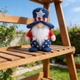 thumbnail image 4 of Cififendec 4th of July Patriotic Gnomes, Handmade American Stars-Stripes Plush Decorations for Independence Day Gift(Blue), 4 of 5