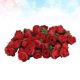 thumbnail image 4 of 60 rosas artificiales de 3 cm para ramos de boda, centros de mesa, decoración de fiestas (rojas), 4 of 5