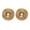 Gold, variant on M Buder 2Pcs Guitar Strap Lock Flat Round Head Metal Button Retainer Straplock Accessory for Bass Silver Replacement Parts (2.36 inches / 6 cm)