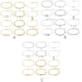 thumbnail image 2 of Jumpingount Tobillera de cadena de 12 piezas, accesorios de playa de estilo bohemio duradero Universal, pulseras de tobillo para mujeres, niñas, fiesta, Type2 NO2 Jumpingount AP009801-03, 2 of 6