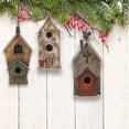 thumbnail image 4 of Jemeni 15" H Distressed Metal Birdhouses for Outdoors Hanging, 4 of 7
