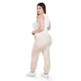 thumbnail image 3 of Pantalón jogger de terciopelo Roman Fashion Talla Extra 7127 Beige 42, 3 of 6