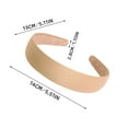 thumbnail image 2 of Women Wide Elastic Fashion Headbands Head Hoop Hair Accessories Thick Headwear for Women Girls Hair Band Khaki, 2 of 3