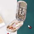 thumbnail image 3 of RKSTN pill organizer Portable Mini Cutter Organizer - Precision Cutting Compact Storage For Easy Medication Management, 3 of 5