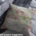 thumbnail image 3 of Modern Abstract Fabric by the Yard,Brown Green Watercolor Pastel Tie Dye Decorative Fabric Vinatge Pastel Oil Painting Art Waterproof Fabric for DIY Upholstery,10 Yards, 3 of 5