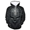 thumbnail image 1 of Chandail à Capuchon Décontracté Tendance temu skull Impression Numérique 3D pour Homme, 1 of 5