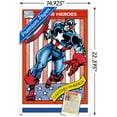 thumbnail image 3 of Marvel Trading Cards - Captain America Wall Poster, 14.725" x 22.375", 3 of 6