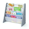 thumbnail image 1 of Humble Crew Saturn Grey Kids Bookshelf 4 Tier Book Organizer, Grey/White, 1 of 4
