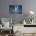 thumbnail image 6 of Luxe Metal Art 'Northern Lights In The Lofoten Islands Norway 6' by Luxe Portfolio, Metal Wall Art, 24"x16", 6 of 8