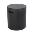 thumbnail image 6 of Light Grey MGO Outdoor Side Table 15.25" x 18" Contemporary Accent Table for Patio Backyard Garden No Assembly Required, 6 of 10