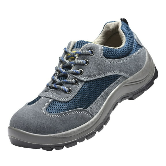Steel Toe Cap Trainers for Men Women Lightweight Safety Work Shoes Steel Toe Sneakers Non Slip Work Shoes