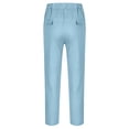 thumbnail image 4 of TGPMGRZ Boys Uniform Pants Elastic Waist Drawstring Summer Casual Chino Joggers Youth Kids Back to School Clothes, 4 of 8