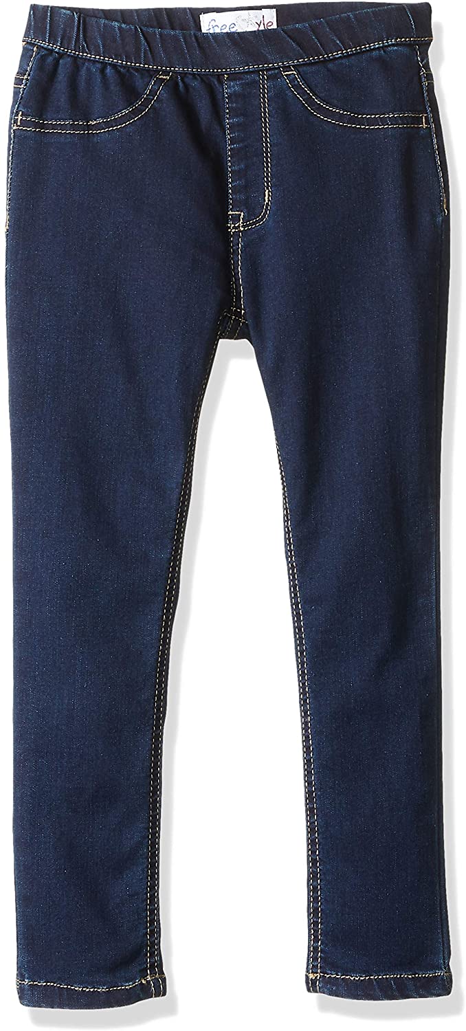 Freestyle Revolution Baby Girl's & Big Girl's Soft Stretch Pull-On Denim Jeggings - image 1 of 1