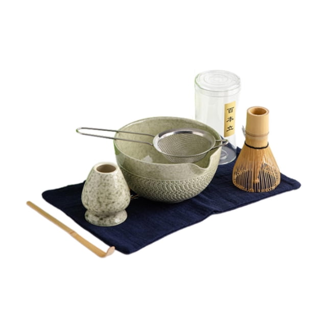 Juego de de matcha, 6 unidades, kit para preparar té matcha, cuenco tradicional para matcha, para matcha, regalo Color matcha