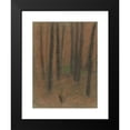 thumbnail image 2 of Ladislav Mednyánszky 15x18 Black Modern Framed Museum Art Print Titled - Forest (1875-1885), 2 of 5