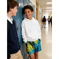 thumbnail image 3 of Lanbubble Boys Athletic Groundwork Performance Shorts Kids Mesh Breathable Quick Dry Stretch Basketball Active Sweat Shorts for 7-14 Years, 3 of 7