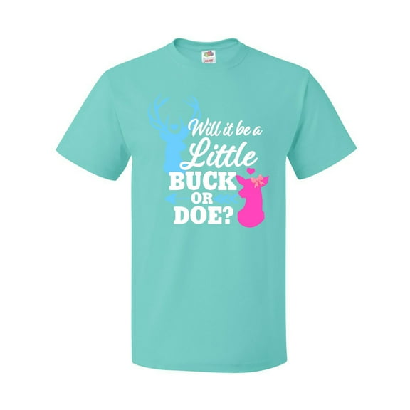 Inktastic Gender Reveal Will It Be a Little Buck or Doe? T-Shirt
