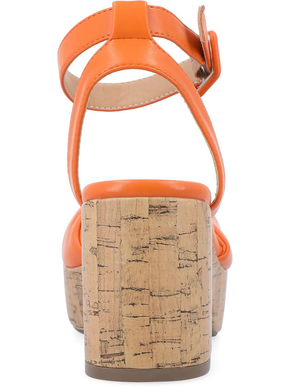 Journee Collection Womens Eianna Tru Comfort Foam Ankle Strap Platform Sandals