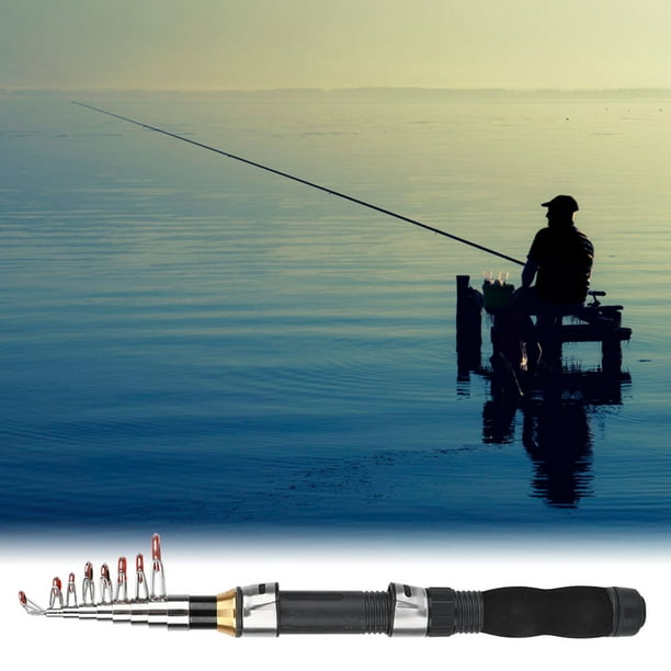 Caña de pescar telescópica ANGGREK portátil en El mar para pesca de lubina trucha