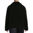 thumbnail image 3 of Mark Alan Women's Plus Faux Sherpa Zip Jacket, 3 of 5