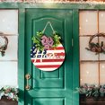 SWSUSN Welcome Independence Day Home Decoration Door Wall Decor Hanging ...