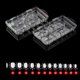 thumbnail image 2 of Trajes de uñas falsos 100 Uds puntas de uñas extensión rápida prensa transparente en puntas de uñas postizas manicura arte de uñas, 2 of 7