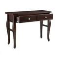 thumbnail image 3 of Linon Linon Rio Grand Two-Drawer Console Table, Espresso Brown, 3 of 11