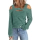 thumbnail image 3 of Blusa Nikou Top de manga larga Hombros descubiertos Mujer, 3 of 6