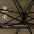 thumbnail image 2 of California Umbrella 9' Cantilever Umbrella in Champagne, 2 of 5