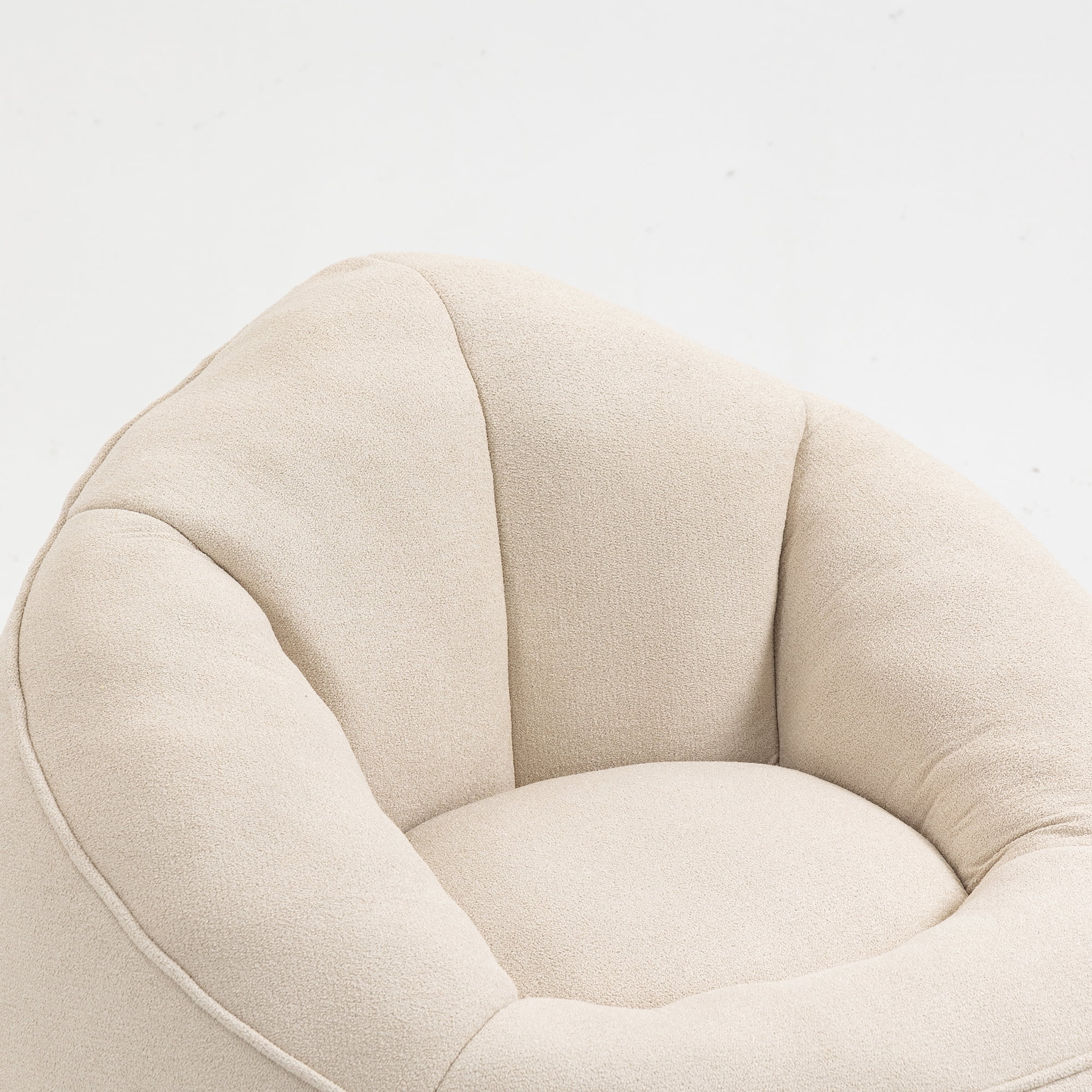 Jopath Bean Bag Chair with Footstool, Lazy Sofa for Adults and Kids, Floor Sofa for Gaming Reading Living Room Bedroom Beige